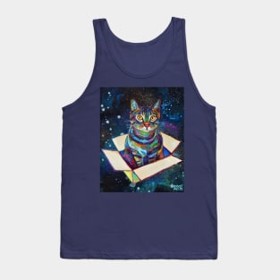 Galactic Cat In Space Tank Top